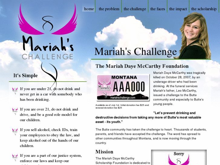 www.mariahschallenge.com