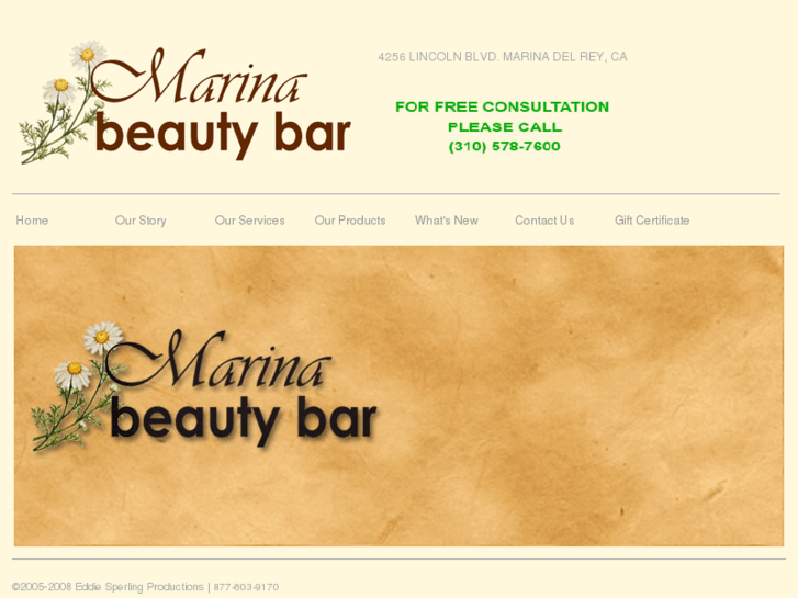 www.marinabeautybar.com