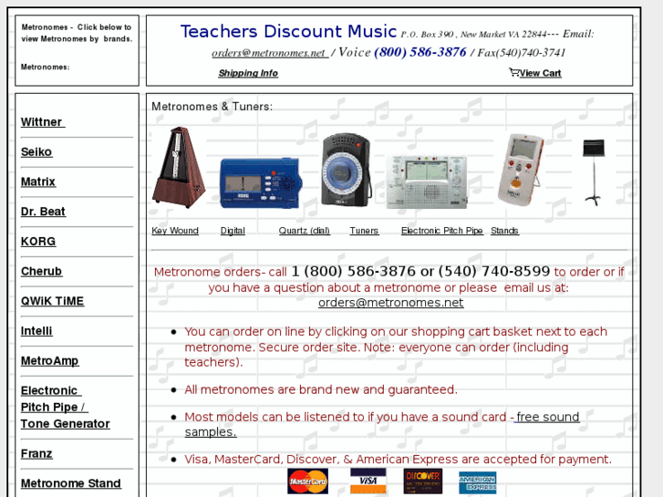 www.metronomes.net