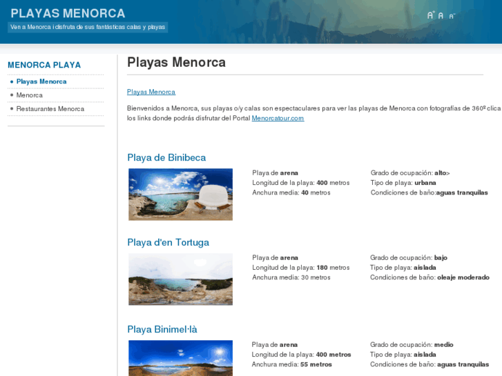 www.playasmenorca.es