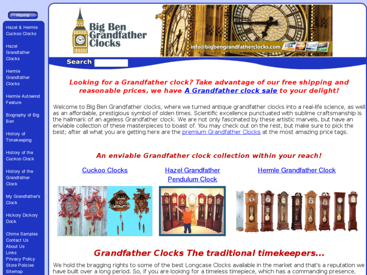 www.bigbengrandfatherclocks.com