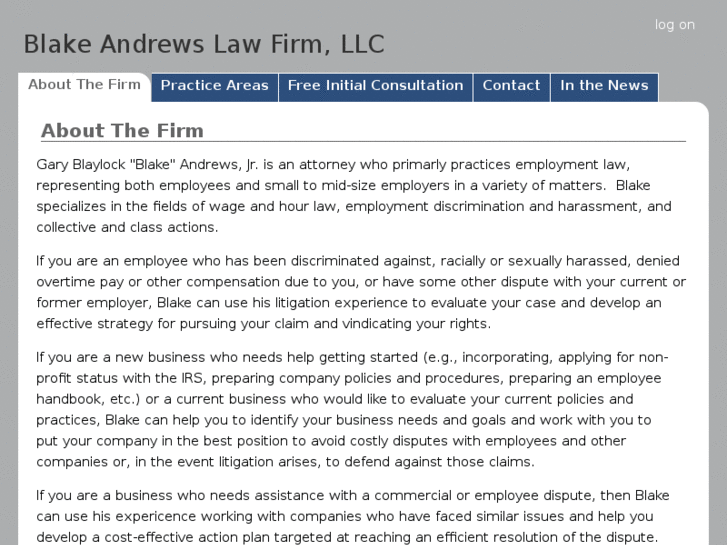 www.blakeandrewslaw.com