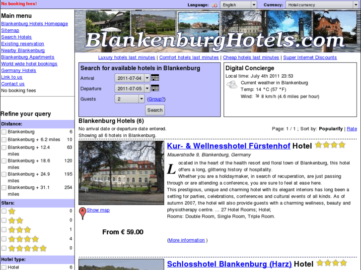 www.blankenburghotels.com