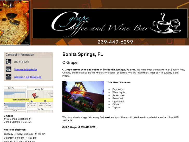 www.bonitaspringscoffeeshop.com