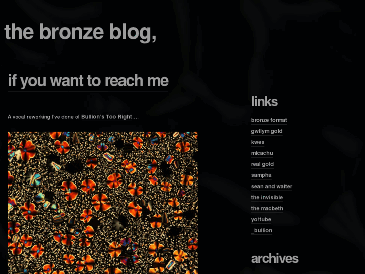 www.bronzeblog.com