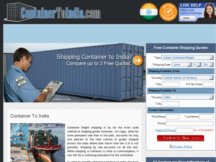 www.containertoindia.com