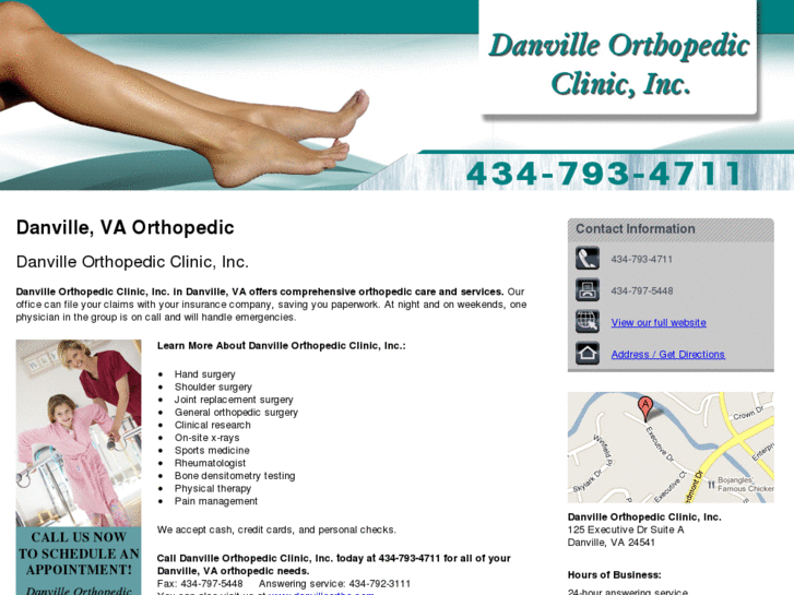 www.danvilleorthopedicsurgery.com