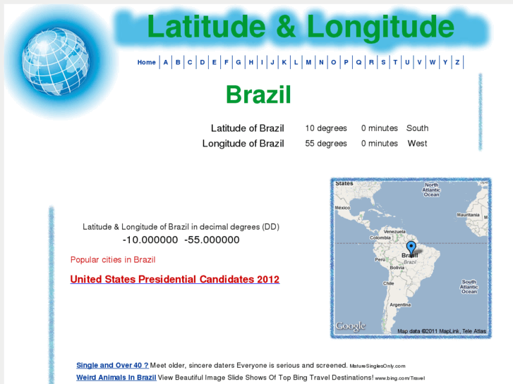 www.latitude-longitude.org