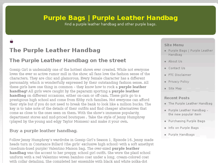 www.purpleleatherhandbags.net