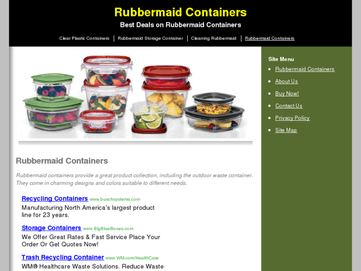 www.rubbermaidcontainers.net