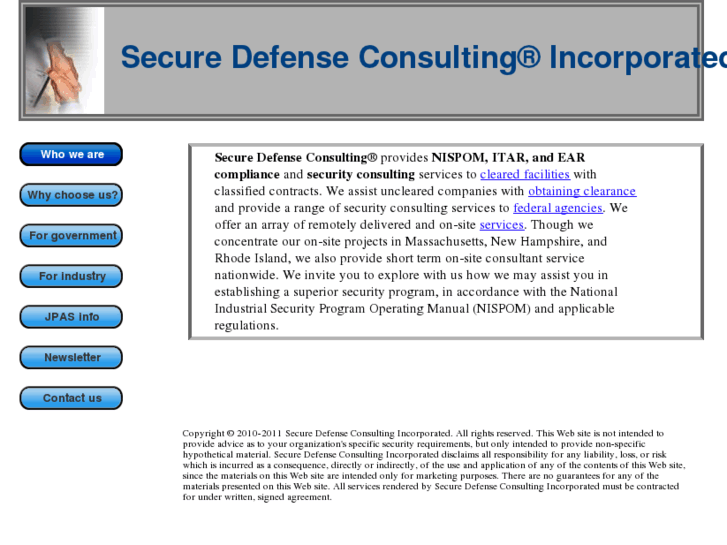 www.securedefenseconsulting.com