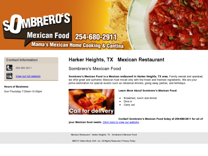 www.sombrerosmexicanfoodkilleen.com