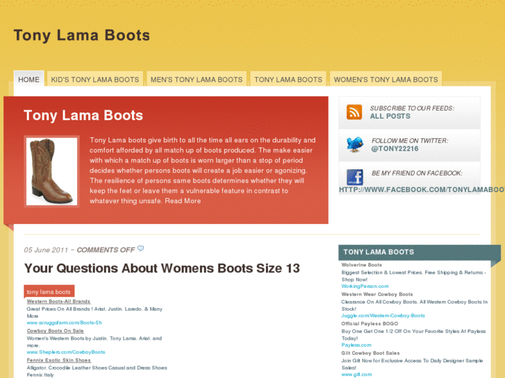 www.tonylamaboots.net