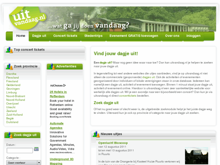 www.uitvandaag.nl