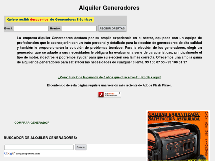 www.alquilergeneradores.com
