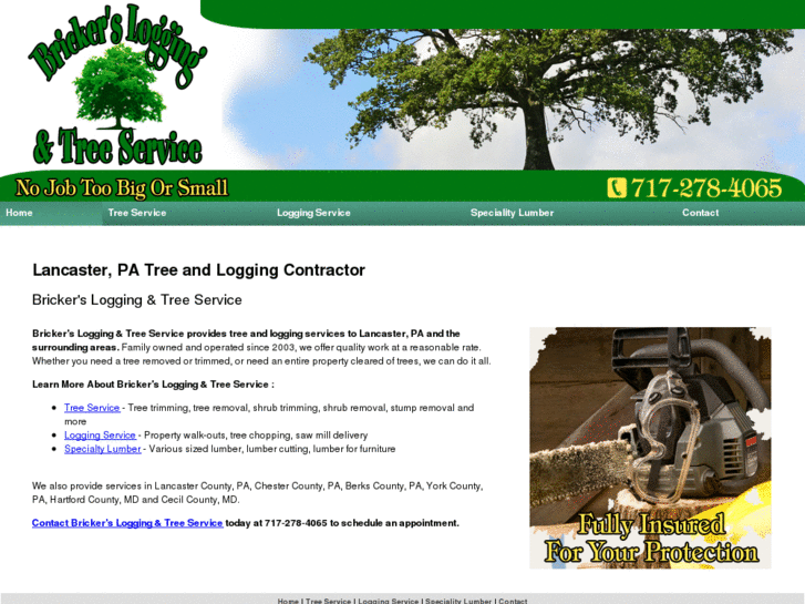 www.brickersloggingandtreeservice.com