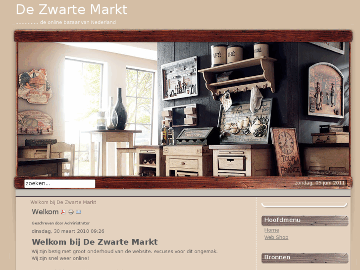 www.dezwartemarkt.com