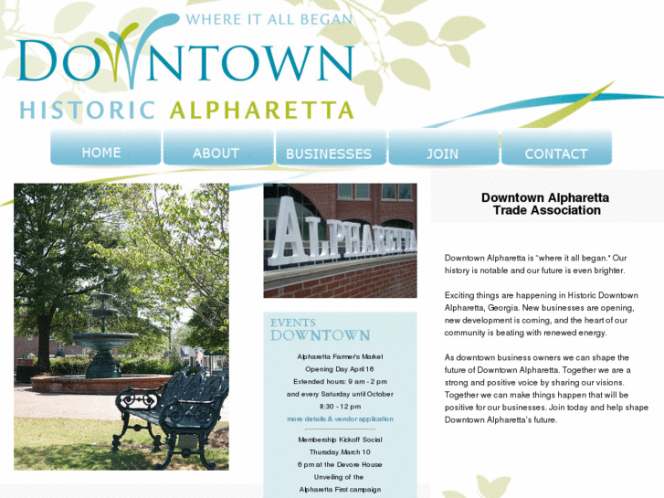 www.downtownalpharettatradeassociation.com