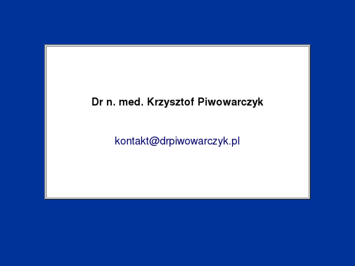 www.drpiwowarczyk.com