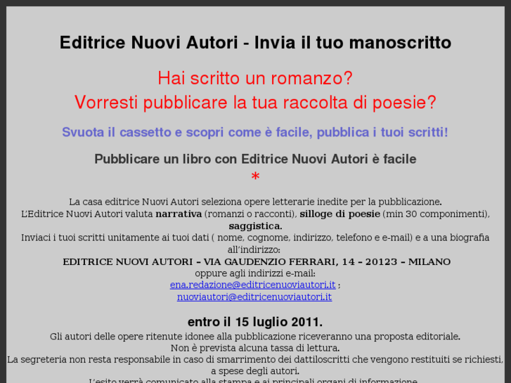 www.editricenuoviautori.it