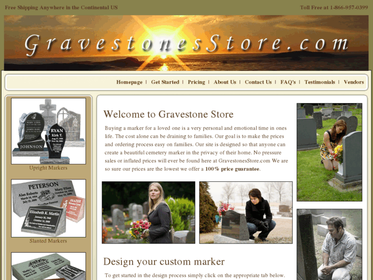 www.gravestonesstore.com