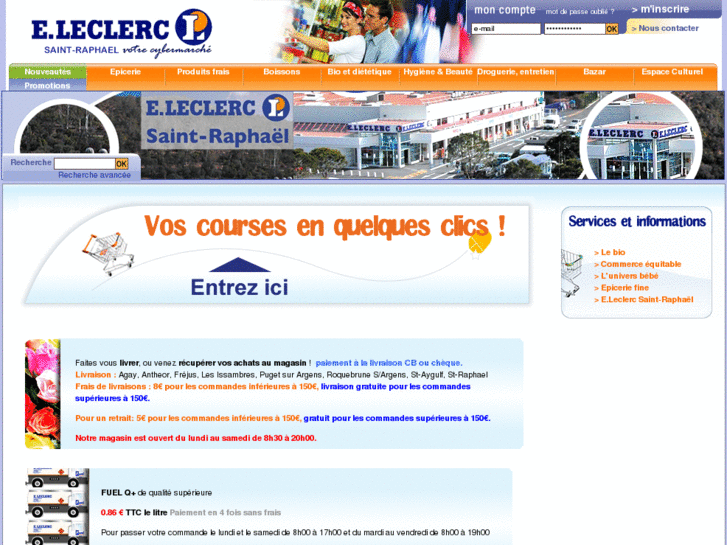 www.leclerc-saintraphael.com