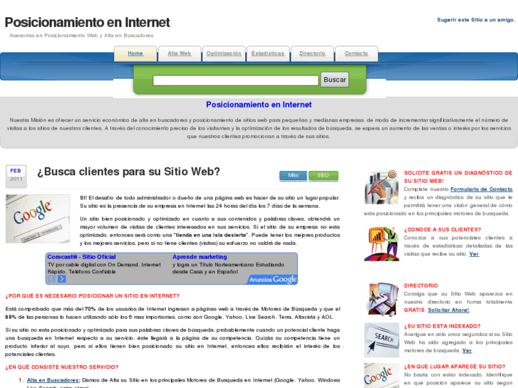 www.posicionamientoeninternet.net