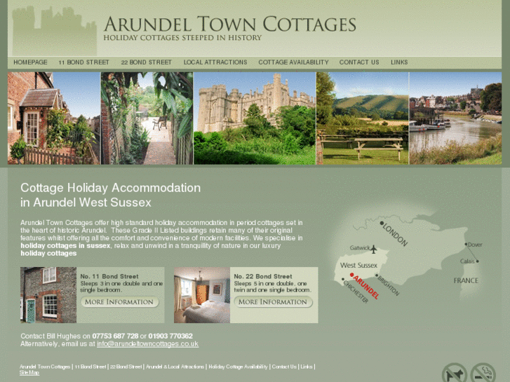 www.arundeltowncottages.co.uk