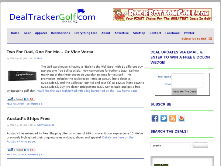 www.dealtrackergolf.com