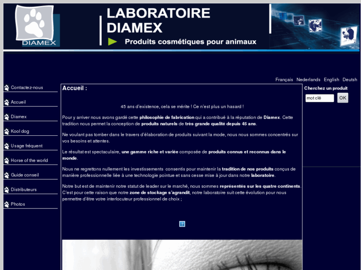 www.laboratoire-diamex.be