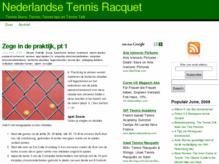 www.nederlandsetennisracquet.com