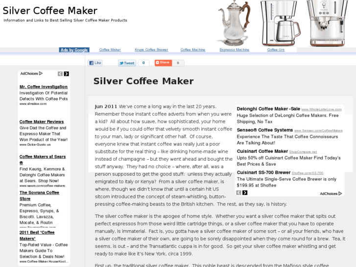 www.silvercoffeemaker.com