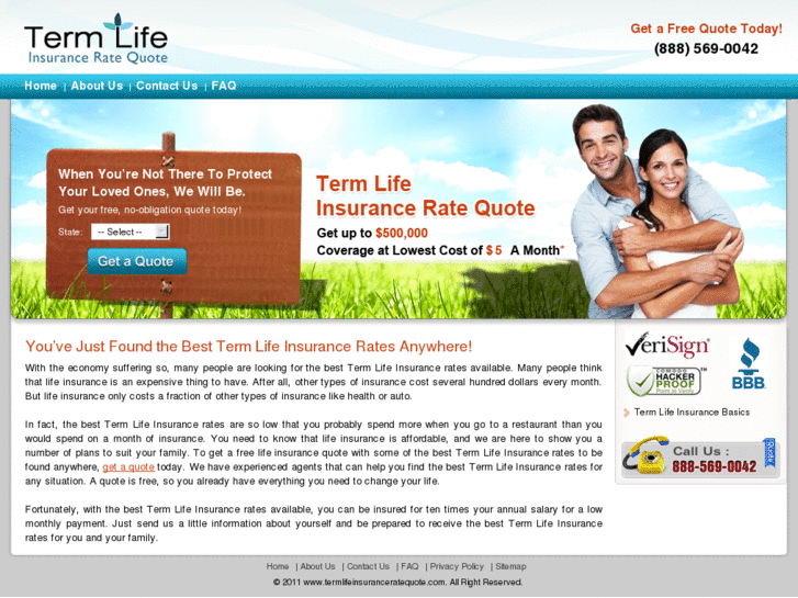 www.termlifeinsuranceratequote.com