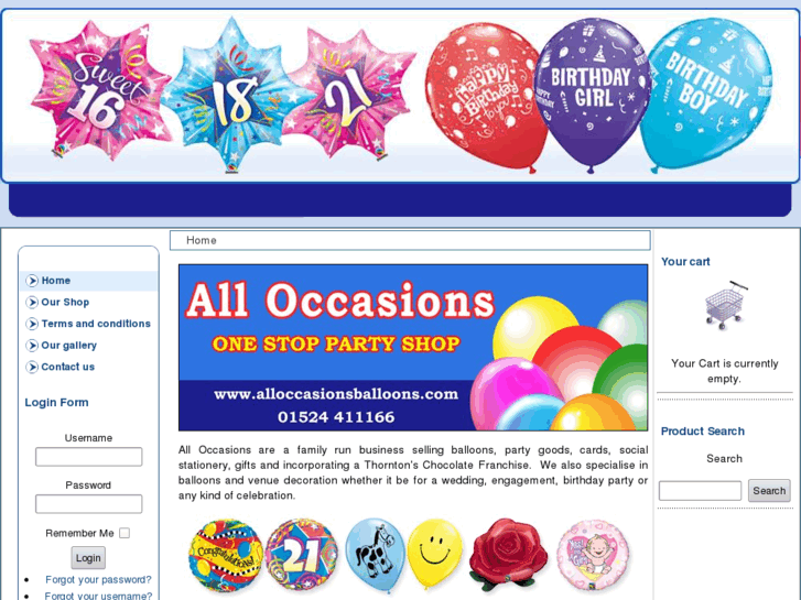 www.alloccasionsballoons.com