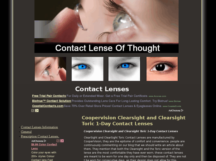 www.contactlenseofthought.com