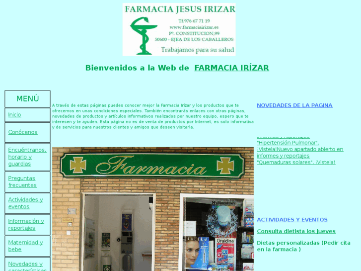 www.farmaciairizar.es