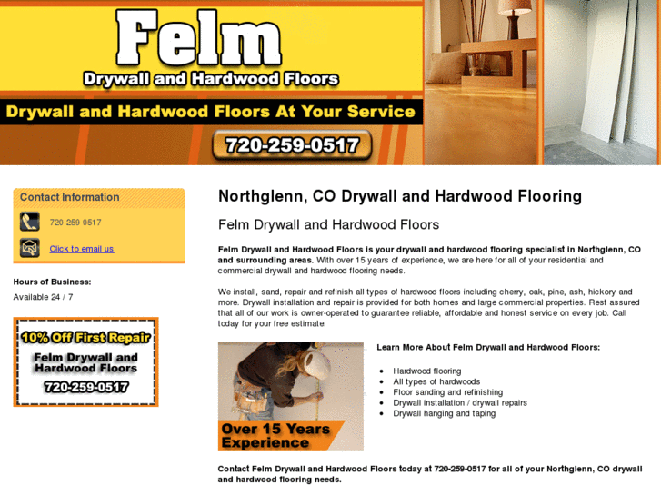 www.felmdrywallandhardwoodfloors.com