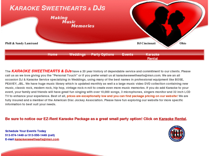 www.karaokesweetheartsanddjs.com