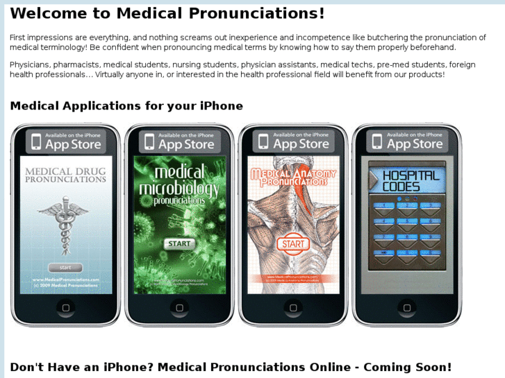 www.medicalpronunciations.com