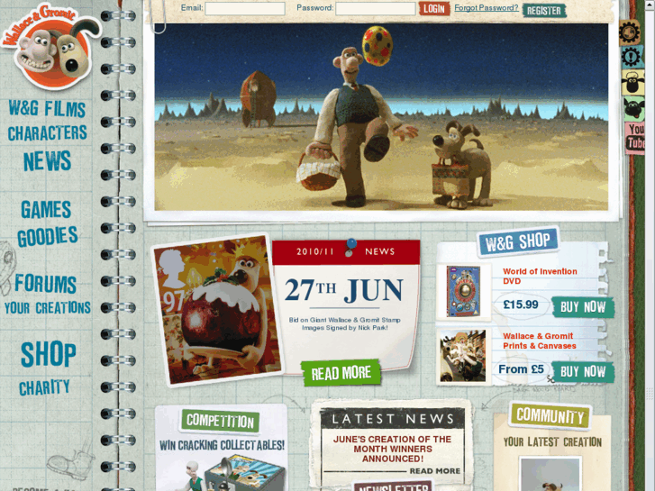 www.wallaceandgromit.com