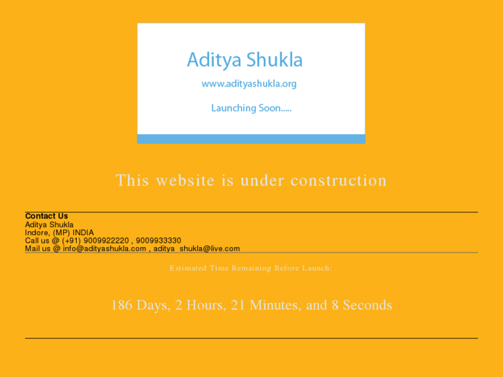 www.adityashukla.org