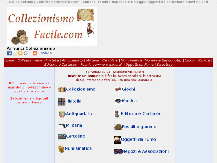 www.collezionismofacile.com