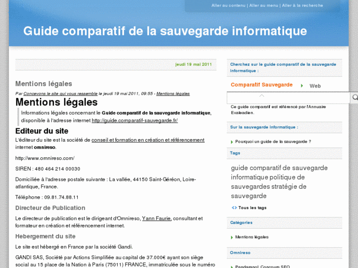 www.comparatif-sauvegarde.fr