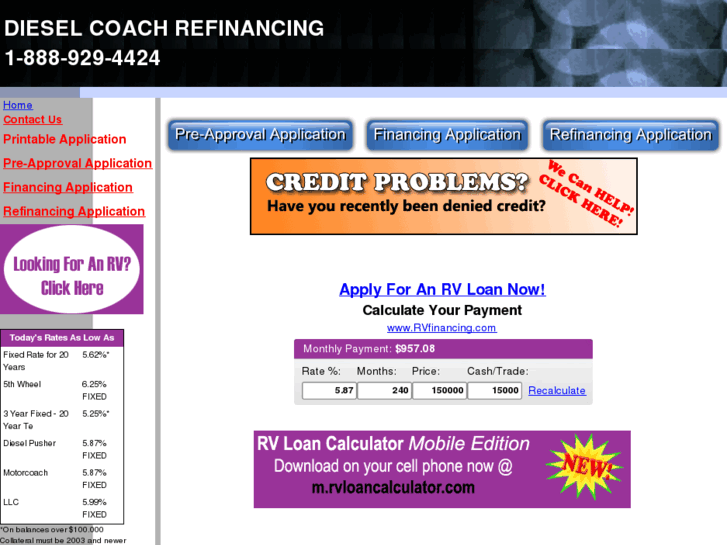 www.dieselcoachrefinancing.com