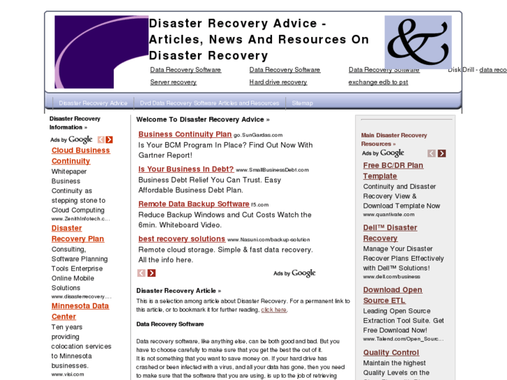 www.disasterrecoveryadvice.com