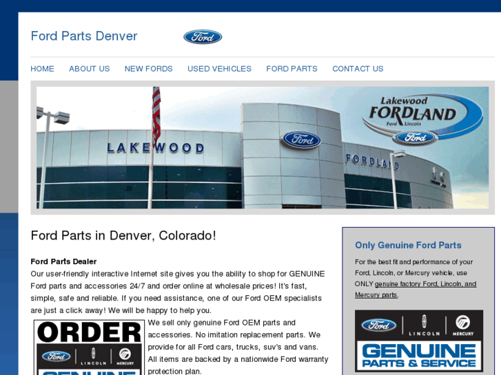 www.ford-parts-denver.com