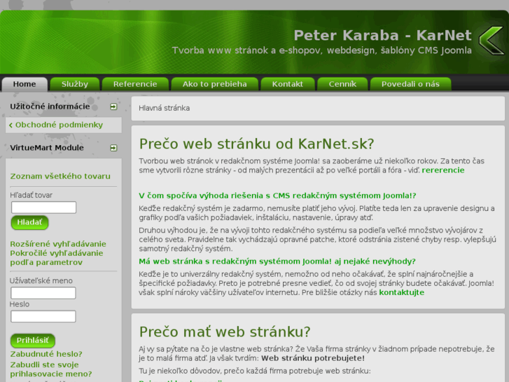 www.karnet.sk