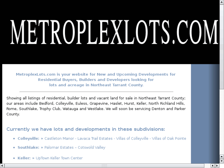 www.metroplexlots.com