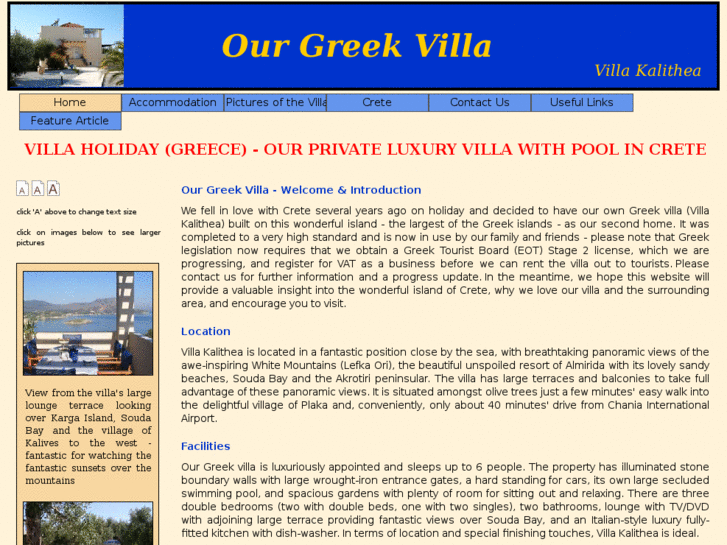 www.ourgreekvilla.com
