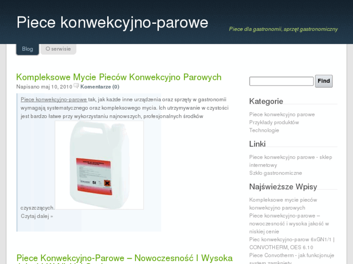 www.piecekonwekcyjnoparowe.pl